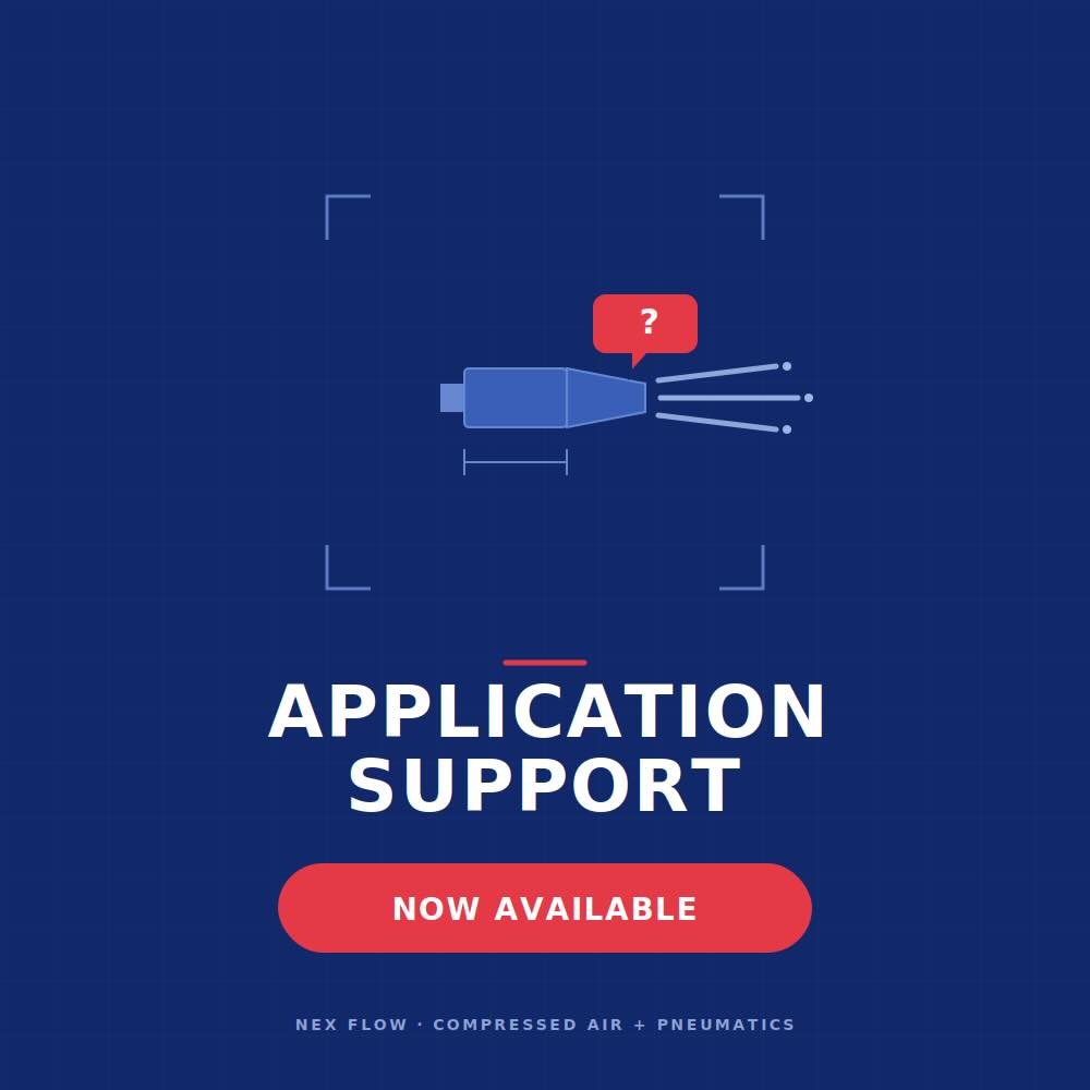 Get pneumatics and compressed air application support